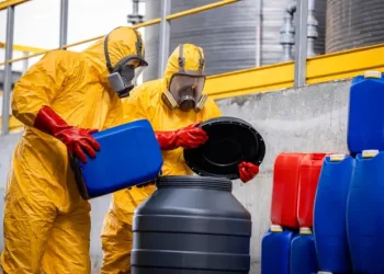chemical-plant-workers-hazmat-suit-mixing-chemicals-manufacturing-acids-heavy-industry_308072-3903