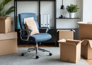 modern-office-workspace-with-unpacked-boxes-blue-chair_1294860-31247